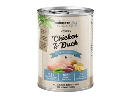 Chicopee Dog konz. Junior Pure Chicken&Duck 400g