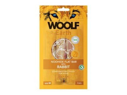 WOOLF Earth poch. NooHide M Flat Bar Rabbit 90g