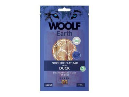 WOOLF Earth poch. NooHide M Flat Bar Duck 90g
