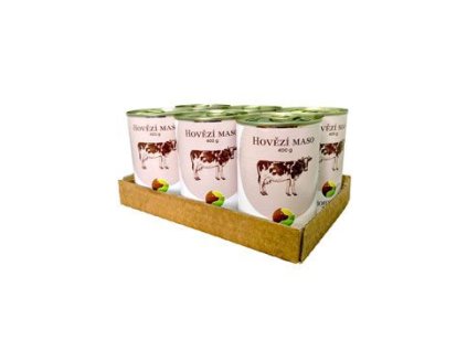 BOHEMIA MASO Hovězí ve vlastní šťávě SIX PACK 6x400g