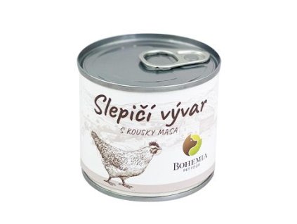 BOHEMIA Vývar Slepičí s kousky masa 140ml