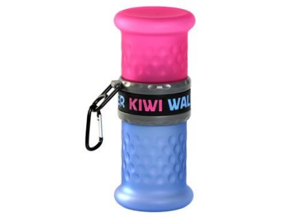 Cestovní láhev 2in1 růžovo-modrá 750+500ml Kiwi