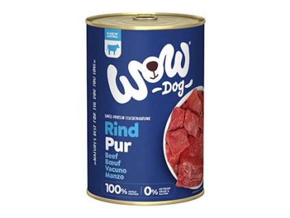 WOW konzerva PUR hovězí monoprotein 400g