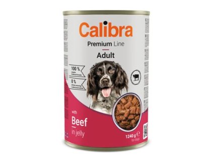 Calibra Dog Premium konz. with Beef 1240g
