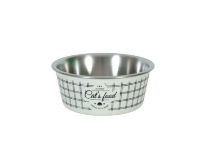 Miska nerez kočka FOOD CAT 400ml béžová Zolux