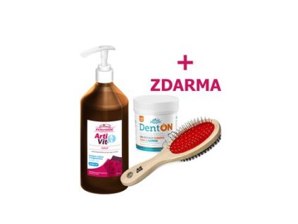 VITAR ArtiVit Sirup 1000ml+DentON100g+kartáč