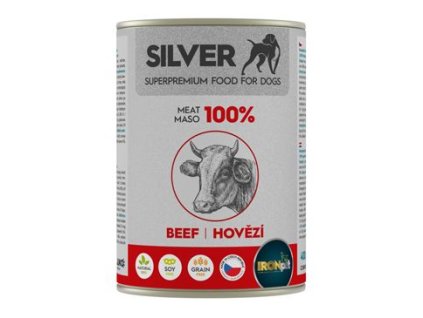IRONpet Silver Dog konz. Beef 400g