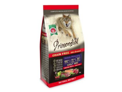 Primordial Dog GF Mini Adult Trout&Duck 2kg