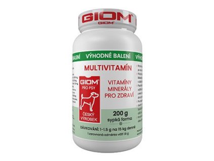 Giom S pes Multivitamín 200g plv