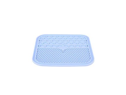 Lízací podložka pro psy SILICONE modrá L Zolux