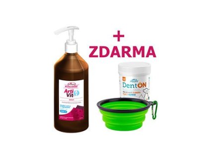 VITAR ArtiVit Sirup 1000ml+DentON100g+cestovní miska
