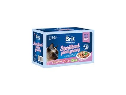 Brit Premium Cat D Fillets Gravy FamPlate Steril.1020g