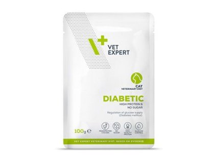 VetExpert VD 4T Diabetic Cat kapsa 100g