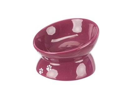 Miska keramická ergonomická zvýš. 0,15l 13cm vínová TR