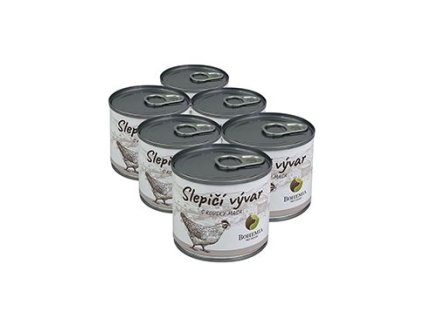 BOHEMIA Vývar Slepičí s kousky masa SIX PACK 6x140ml