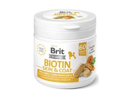 Brit Dog Vitamins Biotin Skin&Coat 120g (60tbl)