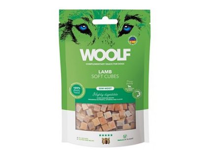 WOOLF Cubes poch. Soft Lamb 100g