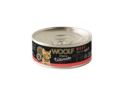 WOOLF Wildcat Ultimate konz Beef pate 85g