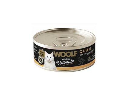 WOOLF WildCat Ultimate konz. Adult Paté Quail 85g