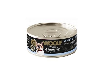 WOOLF WildCat Ultimate konz. Adult Paté White Fish 85g