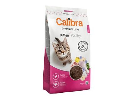 Calibra Cat Premium Line Kitten Poultry 10kg