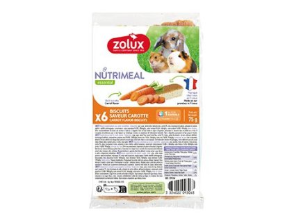 Poch. NUTRIMEAL Cookies hlodavci mrkev 6ks Zolux