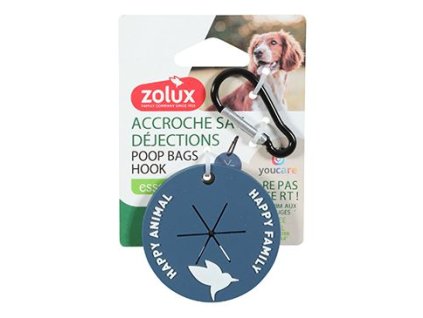 Držák sáčků na exkrementy s karab. tm. modrá YC Zolux