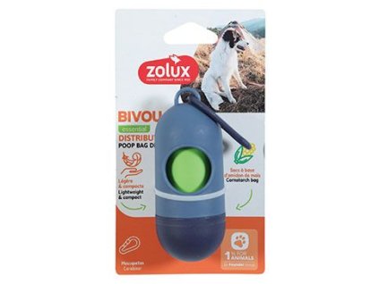 Zásobník sáčků na exkrementy BIVOUAK modrá Zolux