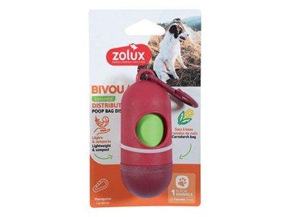 Zásobník sáčků na exkrementy BIVOUAK červená Zolux