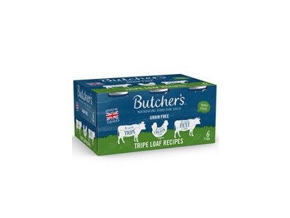 Butcher's Dog Original dršťky/kuře/hovězí konz. 6x400g