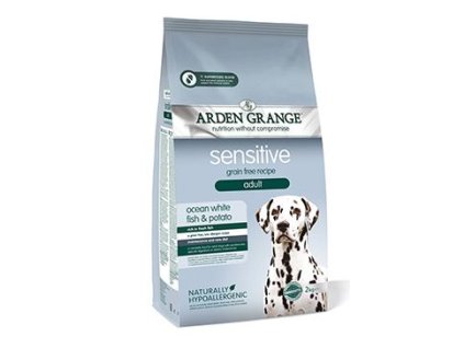 Arden Grange Dog GF Adult Sen.Oc.White Fish&Potato 2kg