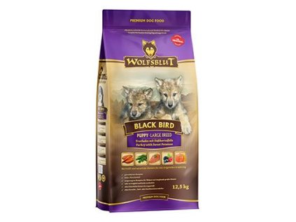 Wolfsblut Dog Large Breed Puppy Black Bird 12,5kg