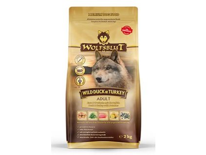 Wolfsblut Dog Adult Wild Duck&Turkey 2kg