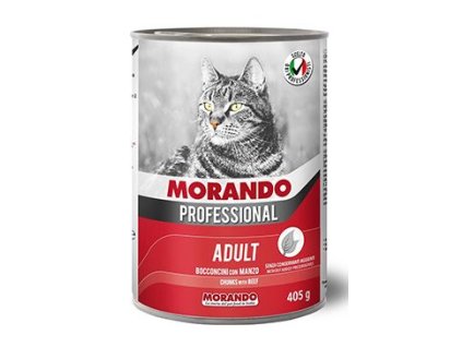 Morando Professional konz.pro kočky hovězí 405g