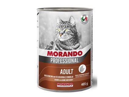 Morando Professional konz.pro kočky zvěřina,králík405g