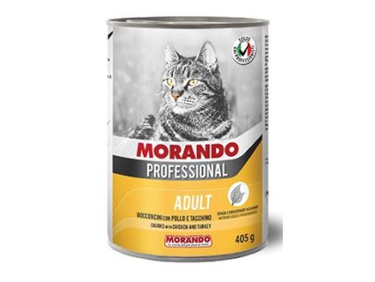 Morando Professional konz.pro kočky kuřecí,krůtí 405g