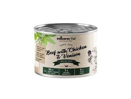 Chicopee Cat konz. Gourmet Pot Poultry&Venison 195g