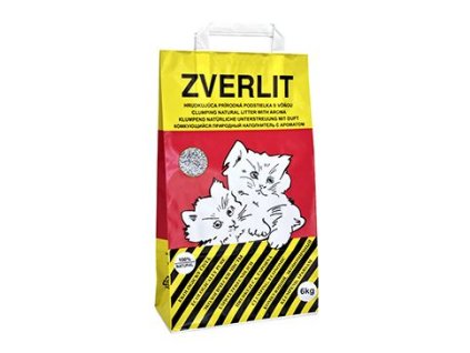 ZVERLIT Podestýlka červená,hrubá s vůní, kočka 6kg