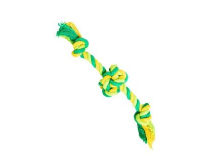 Hračka pes Míč bavlněný, 2 ramena 22cm HipHop