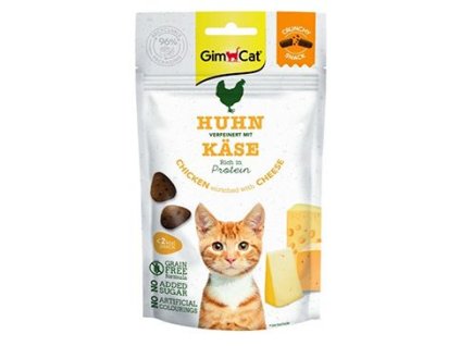 Gimcat Crunchy Snacks kuře se sýrem 50g