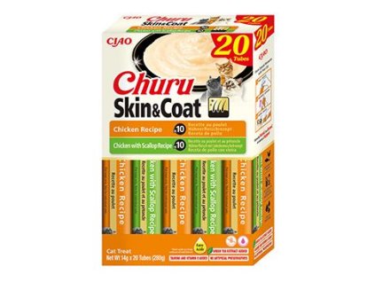 Churu Cat BOX Skin&Coat Chicken Variety 20x14g