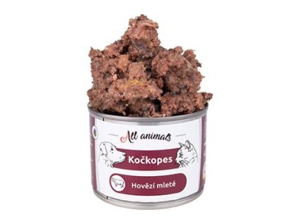 All Animals kočkopes konz. Hovězí mleté 200g