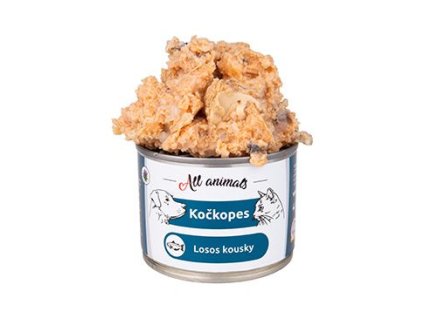 All Animals kočkopes konz. Losos kousky 200g
