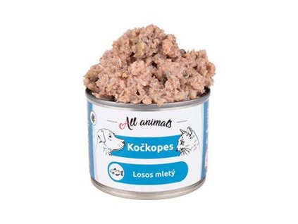 All Animals kočkopes konz. Losos mletý 200g
