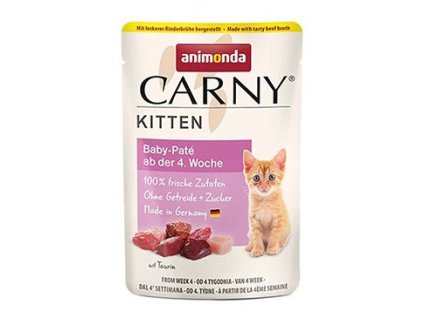Animonda kočka CARNY kapsa Kitten hovězí/kuře 85g