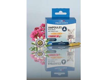 Francodex Anti-stress ampulky kočka, kotě 18x1ml