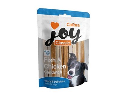 Calibra Joy Dog Classic Fish&Chicken Sandwich 500g NEW