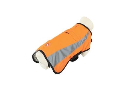 Obleček bunda pro psy REFLEXNÍ oranžová 50cm Zolux