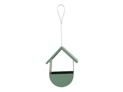 Krmítko venk. BUDKA na semena kov zelená Zolux