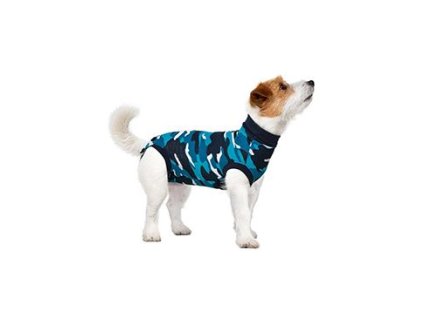 Obleček ochranný Suitical Dog BLUE CAMO 55cm M